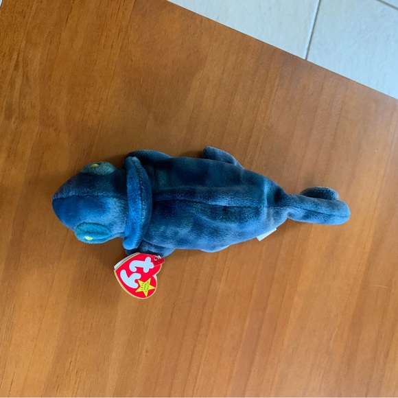Vintage Rainbow chameleon Ty Beanie Baby stuffed animal - Picture 7 of 7